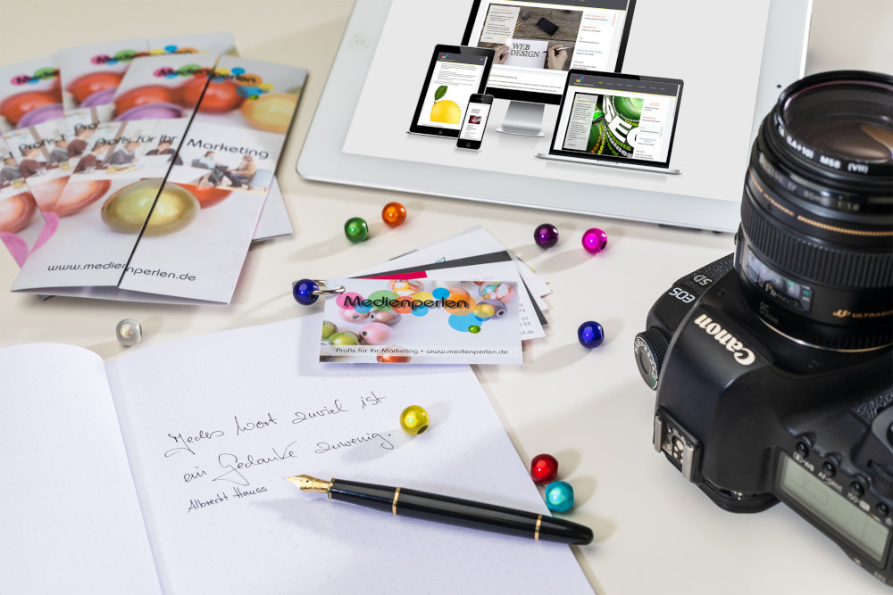 Medienperlen - Grafik, Website, Text, Foto